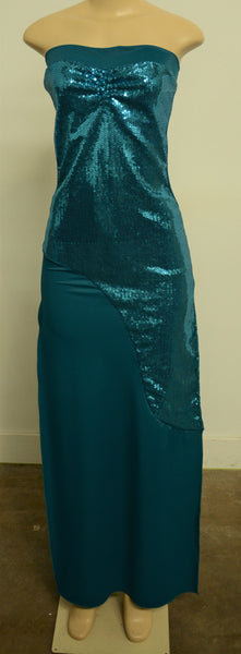LD600-Sequin Tube Gown